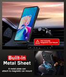 LeYi for TCL 50 XE-5G Case: with Slide Camera Cover + Tempered Glass Screen Protector, Heavy Duty Rugged Mobile Phone Case Cover Funda para with Magnetic Rotatable Ring Kickstand for TCL 50 XE