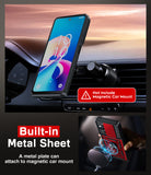 LeYi for TCL 50 XE-5G Case: with Slide Camera Cover + Tempered Glass Screen Protector, Heavy Duty Rugged Mobile Phone Case Cover Funda para with Magnetic Rotatable Ring Kickstand for TCL 50 XE