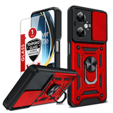 LeYi for OnePlus Nord-N30 5G Case: with Slide Camera Cover Screen Protector, Military-Grade Shockproof Protective Magnetic Ring Stand