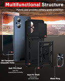 LeYi for OnePlus Nord-N20 5G Case: with Slide Camera Cover Screen Protector, Military-Grade Shockproof Protective Magnetic Ring Stand