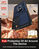LeYi for OnePlus Nord-N20 5G Case: with Slide Camera Cover Screen Protector, Military-Grade Shockproof Protective Magnetic Ring Stand