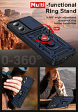 LeYi for OnePlus Nord-N20 5G Case: with Slide Camera Cover Screen Protector, Military-Grade Shockproof Protective Magnetic Ring Stand