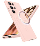 LeYi for Samsung Galaxy S23 Ultra Case, Magnetic Case Compatible with MagSafe, TPU Protective Shockproof Phone Cover for Samsung S23Ultra 5G 6.8-Inchs(Not S23+/S23)