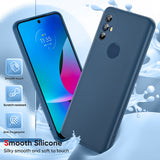 LeYi for Moto G Play 2023 Cases, Motorola G Play 2023 Cover with Tempered Glass Screen Protectors, Soft Silicone Ultra Slim Shockproof Cover with Anti-Scratch Microfiber Lining Moto G Play 2023 Phone Case