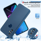 LeYi for Moto G Play 2023 Cases, Motorola G Play 2023 Cover with Tempered Glass Screen Protectors, Soft Silicone Ultra Slim Shockproof Cover with Anti-Scratch Microfiber Lining Moto G Play 2023 Phone Case