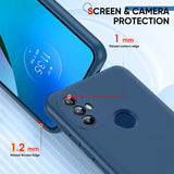 LeYi for Moto G Play 2023 Cases, Motorola G Play 2023 Cover with Tempered Glass Screen Protectors, Soft Silicone Ultra Slim Shockproof Cover with Anti-Scratch Microfiber Lining Moto G Play 2023 Phone Case