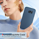 LeYi for Galaxy S7 Cases, Samsung Galaxy S7 Cover with Tempered Glass Screen Protectors, Soft Silicone Ultra Slim Shockproof Cover with Anti-Scratch Microfiber Lining S7 Case