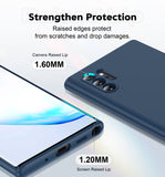 LeYi for Note 10 PLus Cases, Galaxy Note 10 PLus Cover with Tempered Glass Screen Protectors, Soft Silicone Ultra Slim Shockproof Cover with Anti-Scratch Microfiber Lining Samsung Note 10+ Case