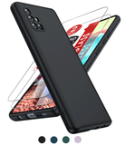 LeYi for Galaxy A71 5G Phone Cases, Samsung A71 Cover with Tempered Glass Screen Protectors, Soft Silicone Ultra Slim Shockproof Cover with Anti-Scratch Microfiber Lining Samsung A 71 Case