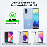 LeYi for Galaxy A71 5G Phone Cases, Samsung A71 Cover with Tempered Glass Screen Protectors, Soft Silicone Ultra Slim Shockproof Cover with Anti-Scratch Microfiber Lining Samsung A 71 Case