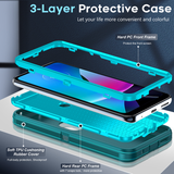 LeYi for Moto-G-Play-2023 Case with Screen Protector X2, Moto G Play 2023 Case 3 in 1 Rugged Shockproof Android Cover Funda para G Play2023