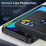 LeYi for Moto-G-Play-2023 Case with Screen Protector X2, Moto G Play 2023 Case 3 in 1 Rugged Shockproof Android Cover Funda para G Play2023