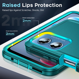 LeYi for Moto-G-Play-4G-2024 Case with Screen Protector X2, Moto G Play 4G 2024 Case 3 in 1 Rugged Shockproof Android Cover Funda para Moto GPlay 4G 2024