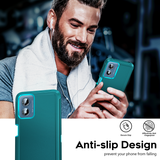 LeYi for Moto-G-Play-4G-2024 Case with Screen Protector X2, Moto G Play 4G 2024 Case 3 in 1 Rugged Shockproof Android Cover Funda para Moto GPlay 4G 2024