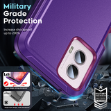 LeYi for Moto-G-Power-5G-2024 Case with Screen Protector X2, Moto G Power 5G 2024 Case 3 in 1 Rugged Shockproof Android Cover Funda para GPower 5G 2024