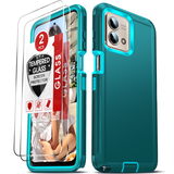 LeYi for Moto-G-Stylus-5G-2023 Case with Screen Protector X2, Moto G Stylus 5G 2023 Case 3 in 1 Rugged Shockproof Android Cover Funda para G Stylus 5G 2023