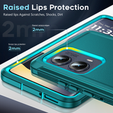 LeYi for Moto-Edge-2024 Case, Moto Edge 2024 Case 3 in 1 Rugged Shockproof Android Cover Funda para Moto Edge2024