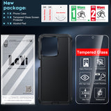 LeYi for Moto-G-5G-2025 Case with Screen Protector X1, Moto G 5G 2025 Case 3 in 1 Rugged Shockproof Android Cover Funda para Moto G2025