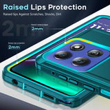LeYi for Moto-Stylus-5G-2025 Case with Screen Protector X1, Moto Stylus 5G 2025 Case 3 in 1 Rugged Shockproof Android Cover Funda Stylus 5G 2025