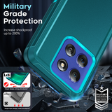 LeYi for Moto-Stylus-5G-2025 Case with Screen Protector X1, Moto Stylus 5G 2025 Case 3 in 1 Rugged Shockproof Android Cover Funda Stylus 5G 2025