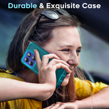 LeYi for Moto-Stylus-5G-2025 Case with Screen Protector X1, Moto Stylus 5G 2025 Case 3 in 1 Rugged Shockproof Android Cover Funda Stylus 5G 2025