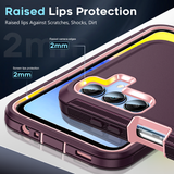LeYi for Samsung-Galaxy-A15-5G Case with Screen Protector X2, Samsung Galaxy A15 5G Case 3 in 1 Rugged Shockproof Android Cover Funda A15 5G