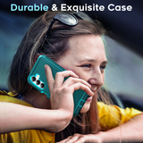 LeYi for Samsung-Galaxy-A16-5G Case with Screen Protector X2, Samsung Galaxy A16 5G Case 3 in 1 Rugged Shockproof Android Cover Funda A16 5G