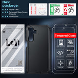 LeYi for Samsung-Galaxy-A16-5G Case with Screen Protector X2, Samsung Galaxy A16 5G Case 3 in 1 Rugged Shockproof Android Cover Funda A16 5G