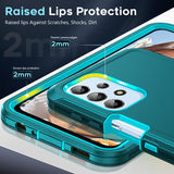 LeYi for Samsung-Galaxy-A23-5G Case with Screen Protector X2, SAM A23 5G Case 3 in 1 Rugged Shockproof Android Cover Funda A23 5G