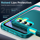 LeYi for Samsung-Galaxy-A25-5G Case with Screen Protector X2, Samsung Galaxy A25 5G Case 3 in 1 Rugged Shockproof Android Cover Funda A25 5G