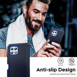 LeYi for TCL-Revvl-7 with Screen Protector X1, TCL Revvl 7 Case 3 in 1 Rugged Shockproof Android Cover Funda Revvl7