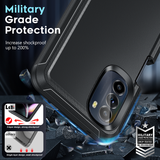LeYi for Moto-G-5G-2022 Case with Screen Protector X2, Moto G 5G 2022 Case 3 in 1 Rugged Shockproof Android Cover Funda para Moto G2022