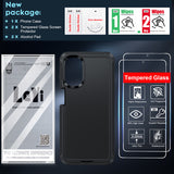 LeYi for Moto-G-5G-2022 Case with Screen Protector X2, Moto G 5G 2022 Case 3 in 1 Rugged Shockproof Android Cover Funda para Moto G2022