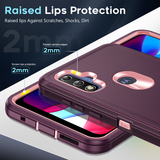 LeYi for Moto-G-Pure Case with Screen Protector X2, Moto G Pure Case 3 in 1 Rugged Shockproof Android Cover Funda para Moto GPure