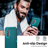LeYi for Moto-Edge-2022 Case, Moto Edge 2022 Case 3 in 1 Rugged Shockproof Android Cover Funda para Moto Edge2022
