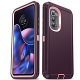 LeYi for Moto-Edge-2022 Case, Moto Edge 2022 Case 3 in 1 Rugged Shockproof Android Cover Funda para Moto Edge2022