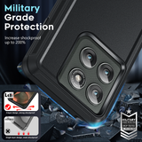LeYi for Moto Edge-5G-2025 Case, Moto Edge 2025 Case 3 in 1 Rugged Shockproof Android Cover Funda para Edge2025