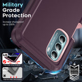 LeYi for Moto-G-Stylus-2022 Case with Screen Protector X2, Moto G Stylus 2022 Case 3 in 1 Rugged Shockproof Android Cover Funda para G Stylus2022