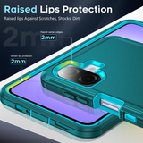 LeYi for Samsung-Galaxy-A07 Case with Screen Protector X1, Samsung Galaxy A07 Case 3 in 1 Rugged Shockproof Android Cover Funda A07