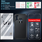 LeYi for Samsung-Galaxy-A10E Case with Screen Protector X1, Samsung Galaxy A10E Case 3 in 1 Rugged Shockproof Android Cover Funda A10E