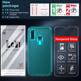 LeYi for Samsung-Galaxy-A10E Case with Screen Protector X1, Samsung Galaxy A10E Case 3 in 1 Rugged Shockproof Android Cover Funda A10E