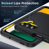 LeYi for Samsung-Galaxy-A13-5G Case with Screen Protector X1, Samsung Galaxy A13 5G Case 3 in 1 Rugged Shockproof Android Cover Funda A13 5G