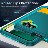 LeYi for Samsung-Galaxy-A13-5G Case with Screen Protector X1, Samsung Galaxy A13 5G Case 3 in 1 Rugged Shockproof Android Cover Funda A13 5G