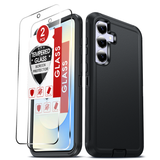 LeYi for Samsung Galaxy S25-FE-5G Case with Screen Protector, Samsung Galaxy S25 FE Case 3 in 1 Rugged Shockproof Android Cover Funda para S25FE