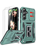 LeYi Compatible for Samsung Galaxy S23 FE Phone Case: Samsung S23 FE Case with Screen Protector 1 PCS, Heavy Duty Protection para S23 FE Case