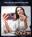 LeYi for Galaxy A03S Phone Case, with Screen Protector for Women, Dual Layer Protective Hard PC Back & Soft Bumper Resilient Shock Absorb Case for Samsung A03S Case