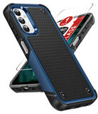 LeYi for Galaxy A14-5G Phone Case, with Screen Protector for Women, Dual Layer Protective Hard PC Back & Soft Bumper Resilient Shock Absorb Case for Samsung A14 Case