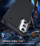 LeYi for Galaxy A14-5G Phone Case, with Screen Protector for Women, Dual Layer Protective Hard PC Back & Soft Bumper Resilient Shock Absorb Case for Samsung A14 Case