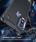 LeYi for Moto G-Play-2023 Case, with Screen Protector for Women, Dual Layer Protective Hard PC Back & Soft Bumper Resilient Shock Absorb Case for Motorola G Play 2023 Case