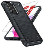 LeYi for Galaxy A53-5G Phone Case, with Screen Protector for Women, Dual Layer Protective Hard PC Back & Soft Bumper Resilient Shock Absorb Case for Samsung A53 Case